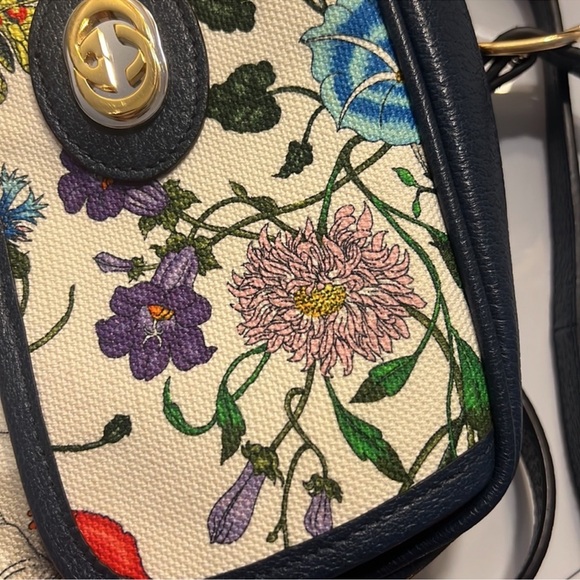 COPY - Gucci Flora Small Printed Shoulder Bag - Picture 11 of 15